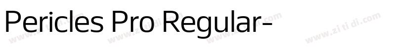 Pericles Pro Regular字体转换 Pericles Pro Regular字体转换